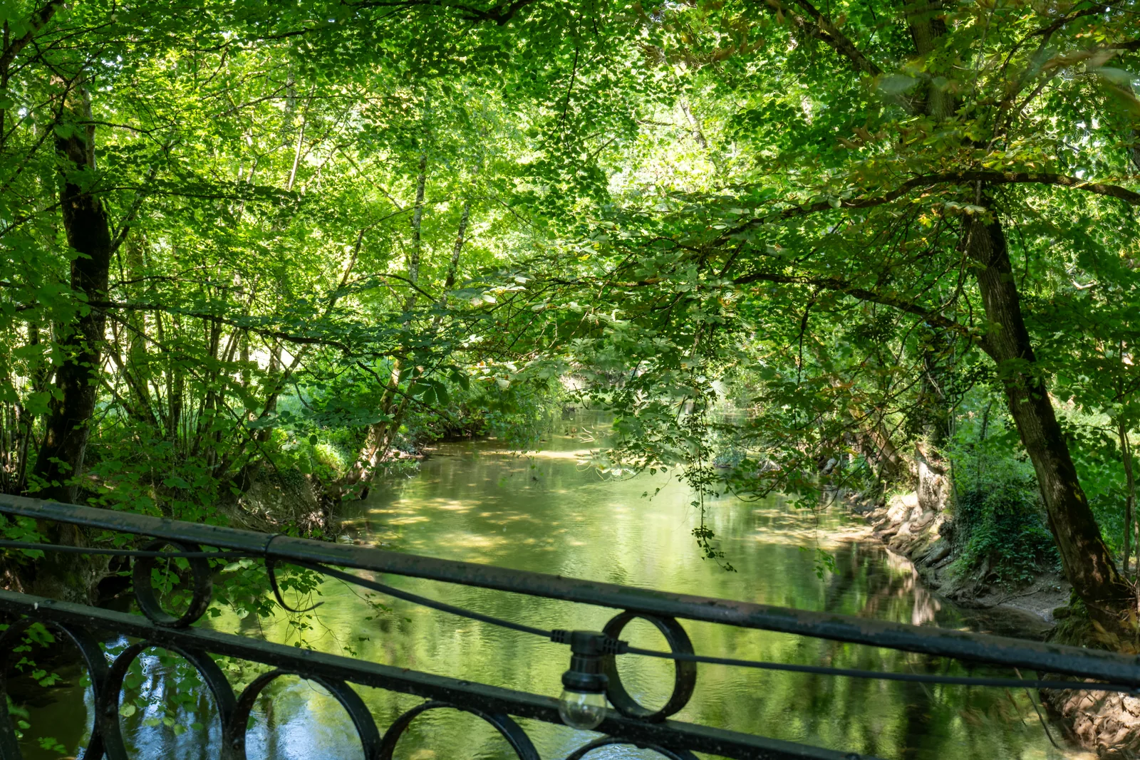 Le pont de pierre sur la Tille Le pont de pierre sur la Tille