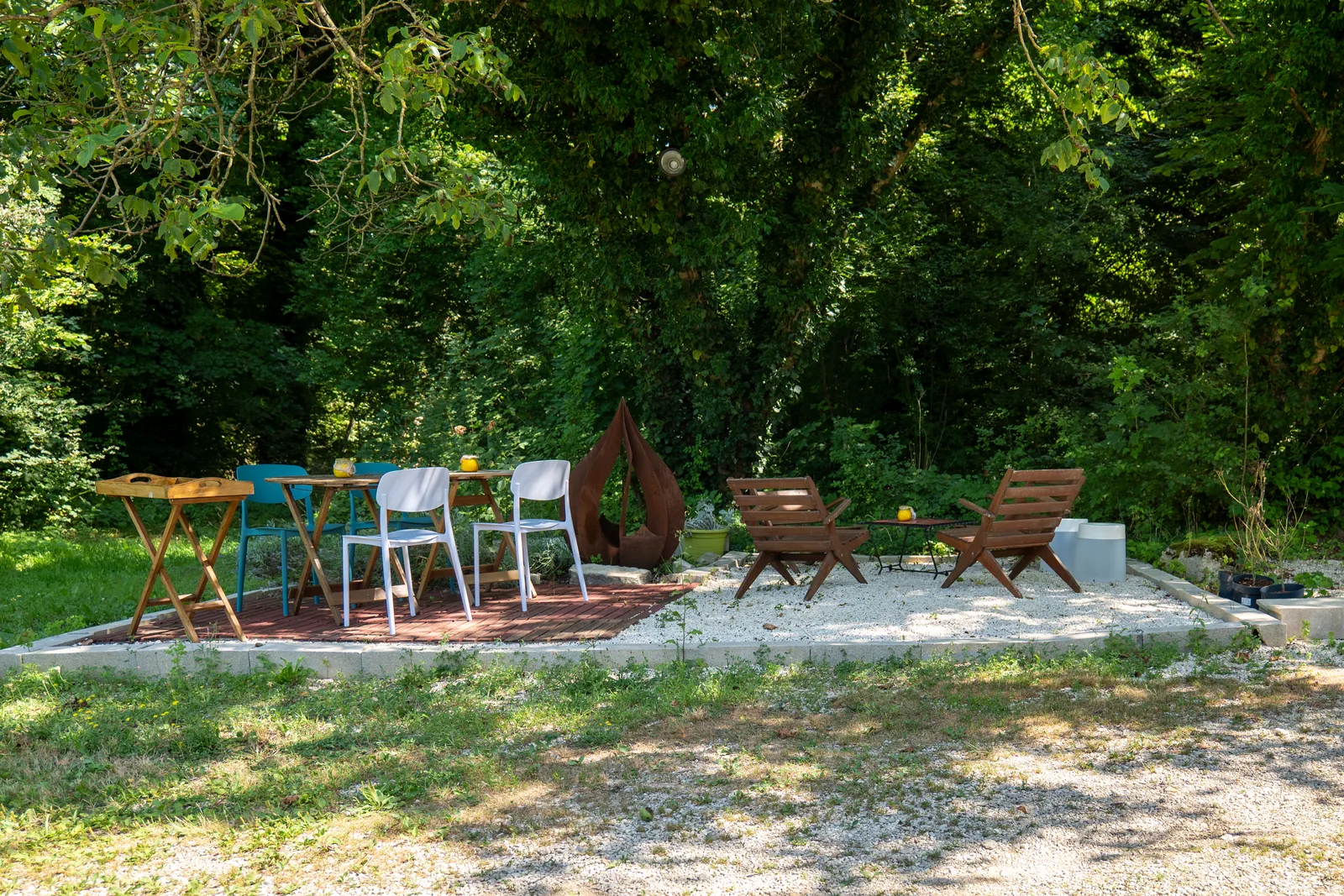 Terrasse et parc du château Terrasse et parc du château